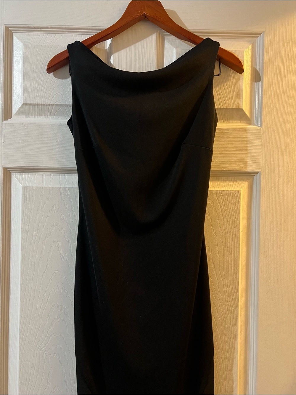Express Little Black Cowl Neck Dress